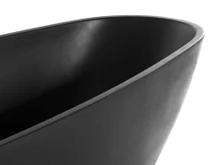 Fritstående badekar GUIANA 173 x 82 cm Sort