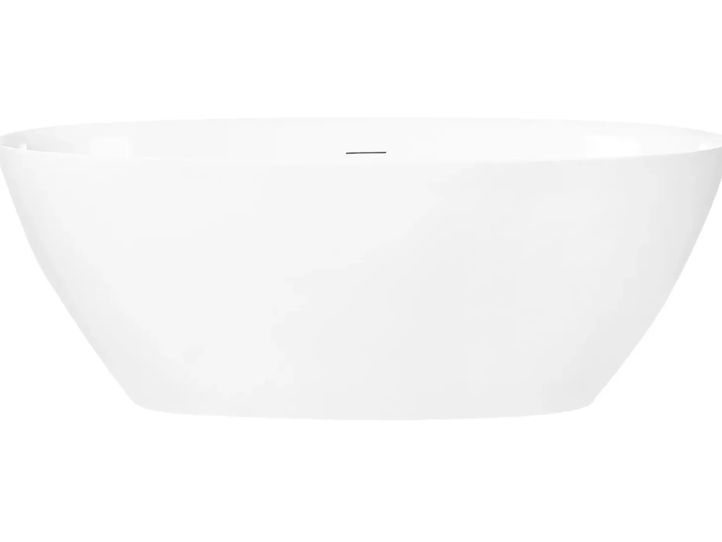 Fritstående badekar KOLLPA 168 x 81 cm Hvid