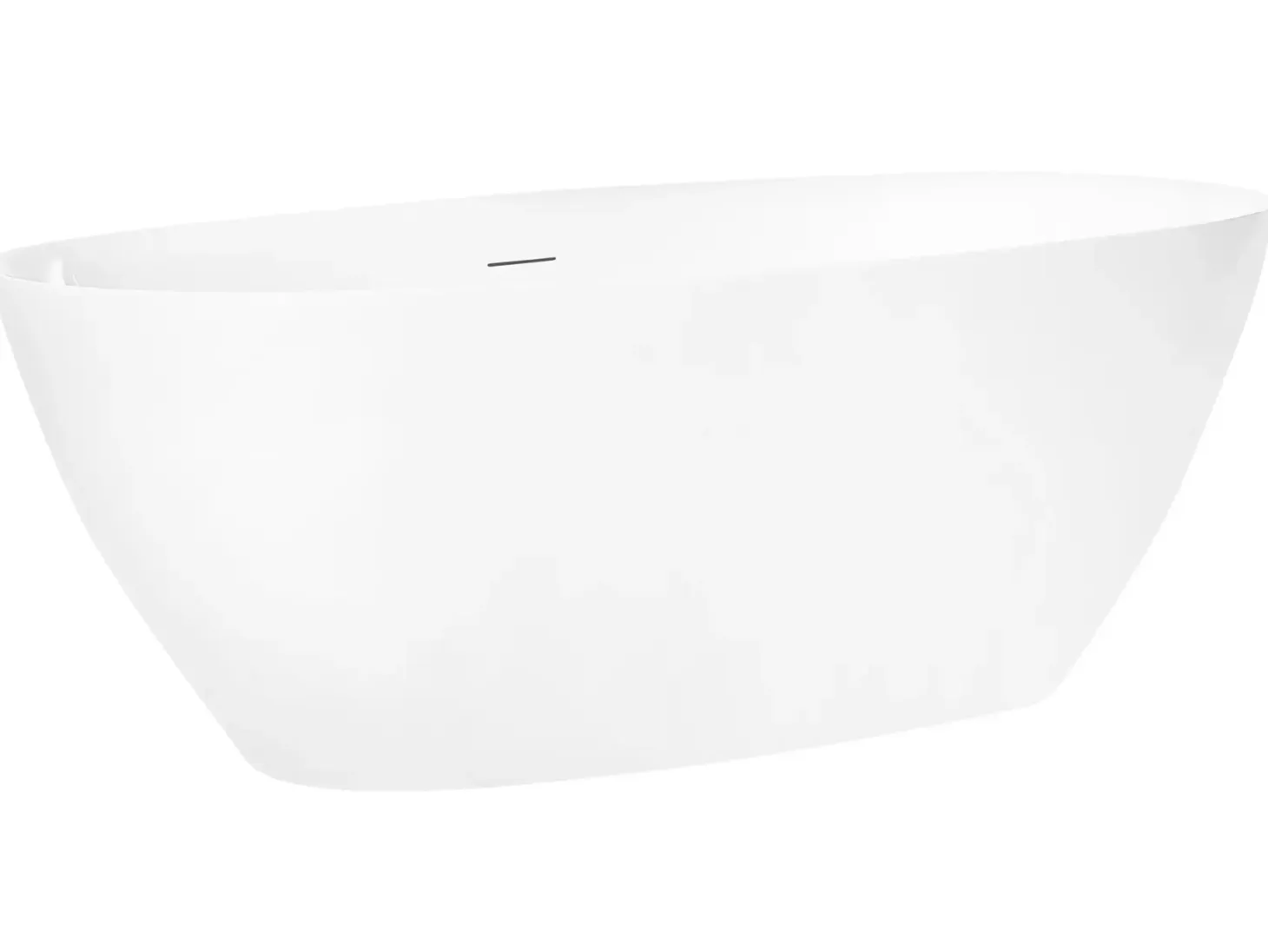 Fritstående badekar KOLLPA 168 x 81 cm Hvid