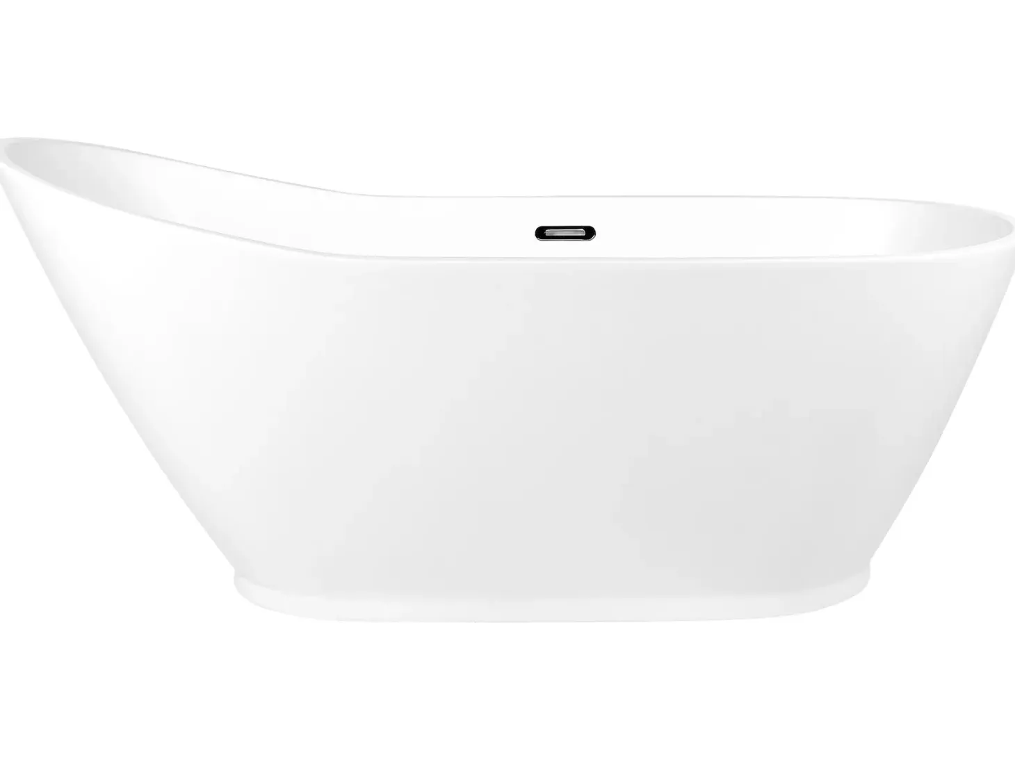 Fritstående badekar LONDRINA 170 x 75 cm Hvid