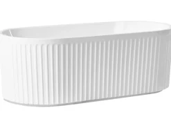 Fritstående badekar SERENA 170 x 80 cm Hvid