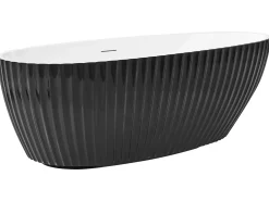 Fritstående badekar TEFE 170 x 78 cm Sort