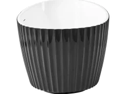 Fritstående badekar TEFE 170 x 78 cm Sort