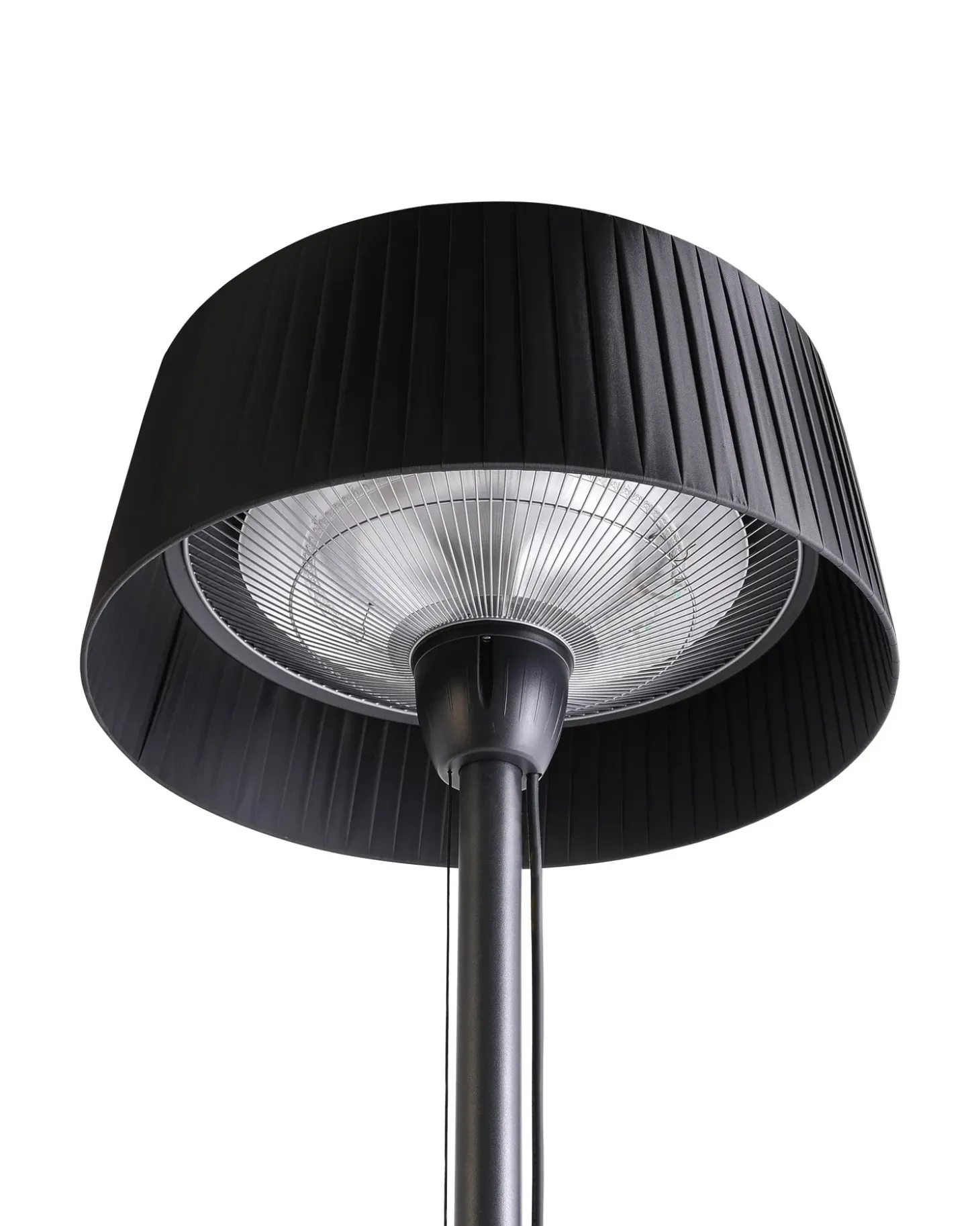 Fritstående infrarød terrassevarmer VARAZZE 1500 W Sort