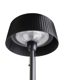 Fritstående infrarød terrassevarmer OLLERIA 1500 W Sort