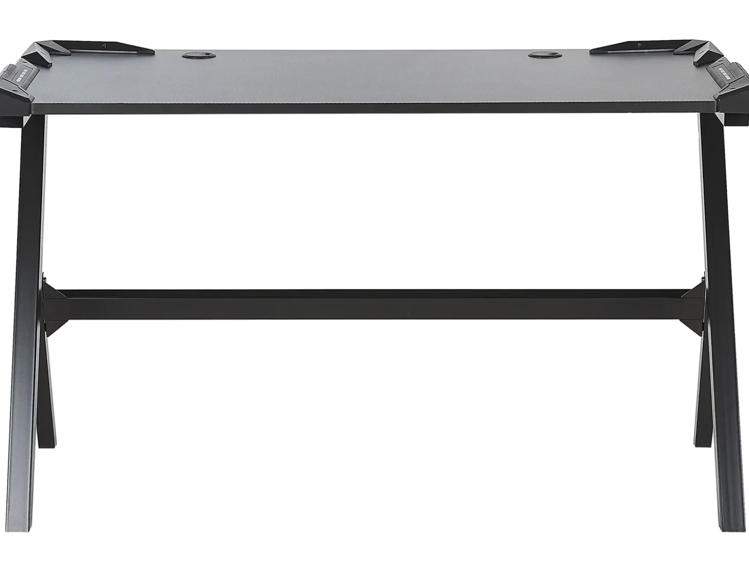 Gaming Bord DANVERS Sort 120 cm 60 cm RGB LED