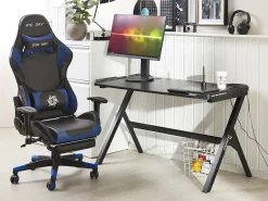 Gaming Bord DANVERS Sort 120 cm 60 cm RGB LED