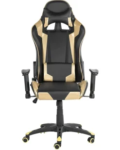 Gamingstol KNIGHT Kunstlæder Guld