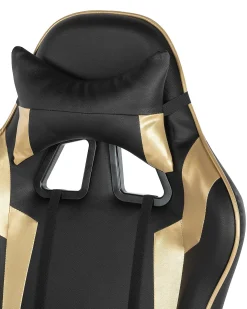 Gamingstol KNIGHT Kunstlæder Guld