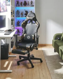 Gamingstol VICTORY Kunstlæder Mørkegrå