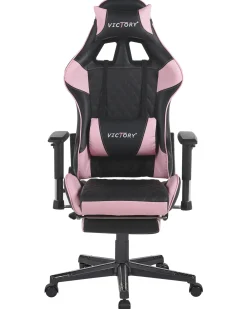 Gamingstol VICTORY Kunstlæder Lyserød
