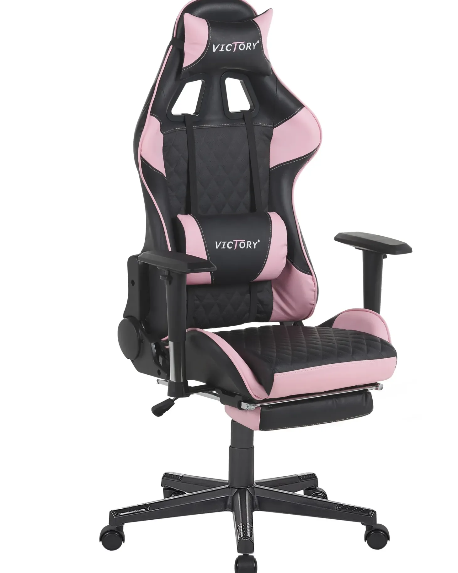 Gamingstol VICTORY Kunstlæder Lyserød