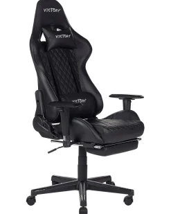 Gamingstol VICTORY Kunstlæder Sort