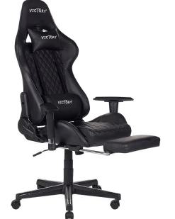 Gamingstol VICTORY Kunstlæder Sort