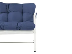 GARDA 4 personers Loungesæt med bord Blå Metal