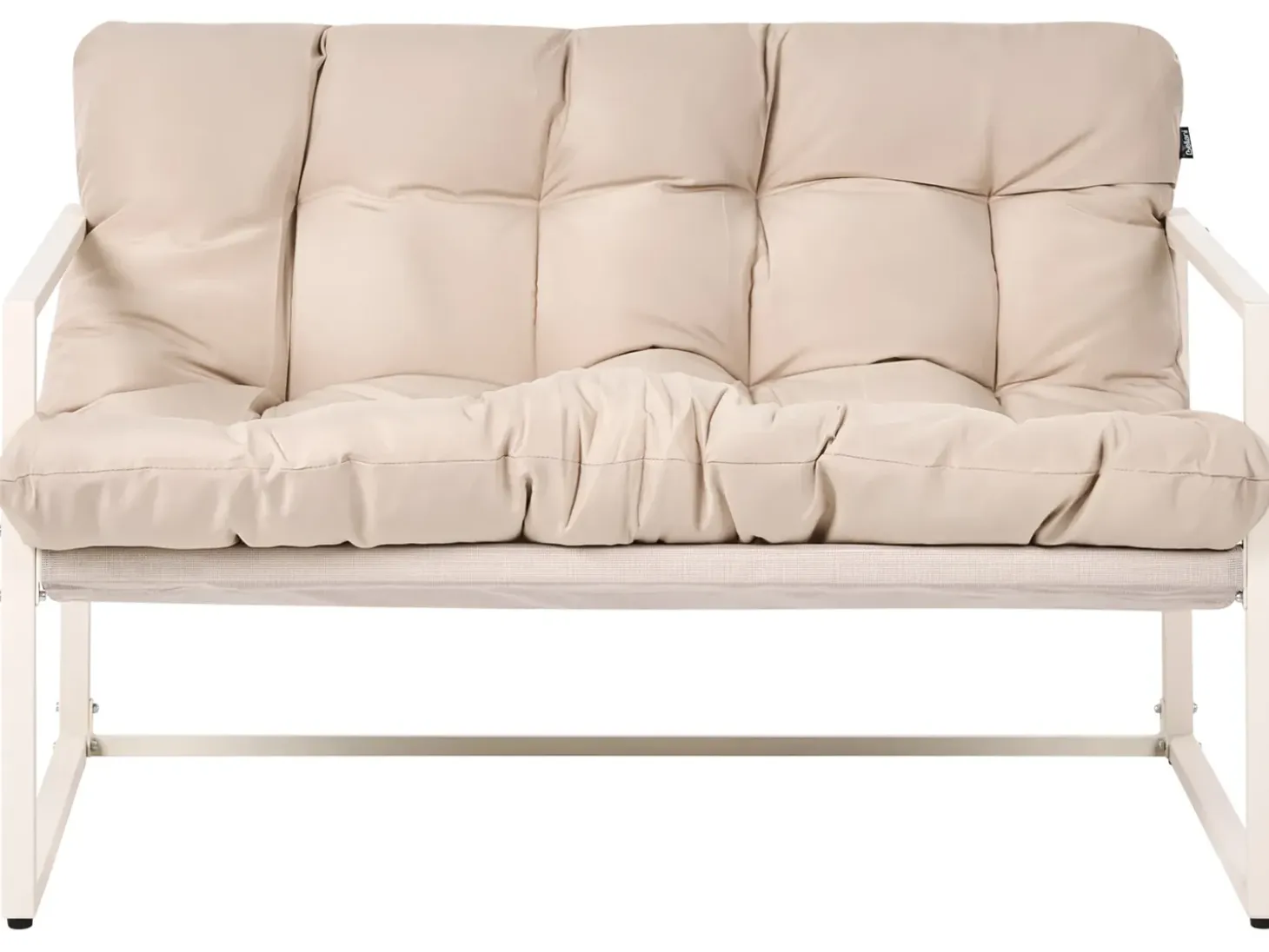 GARDA 4 personers Loungesæt med bord Beige Metal