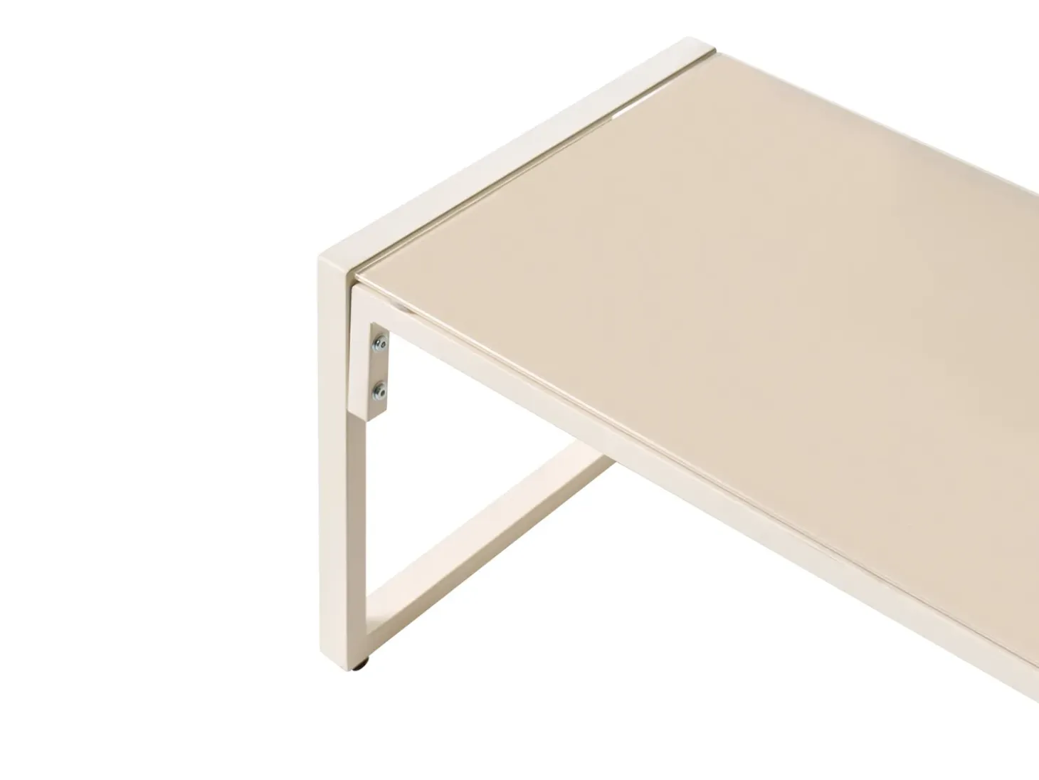 GARDA 4 personers Loungesæt med bord Beige Metal