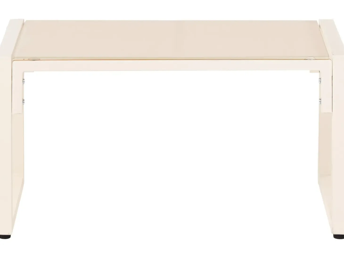 GARDA 4 personers Loungesæt med bord Beige Metal