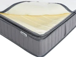 Gel memoryskum pocketfjedre madras PLEASANT H2/3 Medium 180 x 200 cm