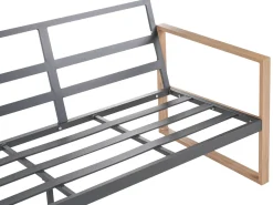 GELSO 5 personers Loungesæt med bord Mørkegrå Metal