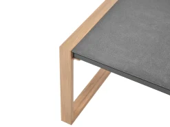 GELSO 5 personers Loungesæt med bord Mørkegrå Metal