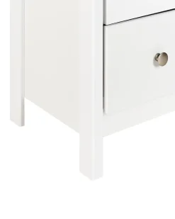 Glas vitrineskab NORNALUP 80 cm Hvid