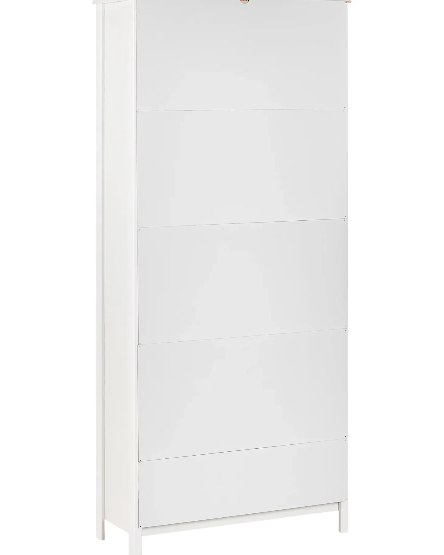 Glas vitrineskab NORNALUP 80 cm Hvid