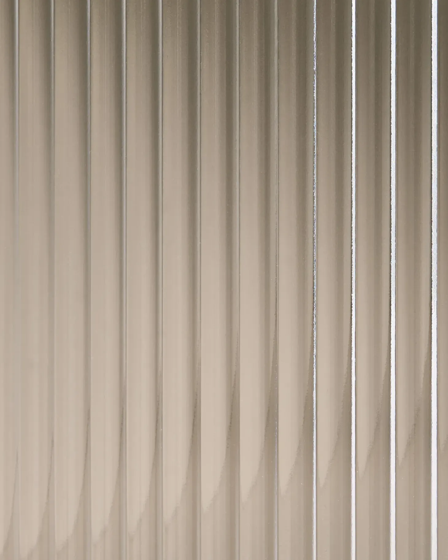 Glas vitrineskab OXTED Metal 80 cm Beige