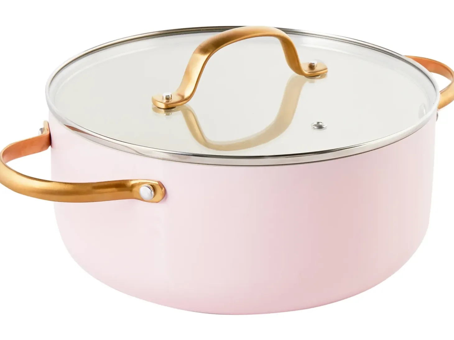 Grydesæt med 7 dele ELITE PRO Pastellrosa