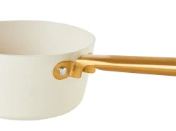 Grydesæt med 10 dele ELITE PRO Cremehvid