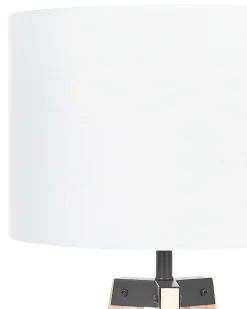 Gulvlampe BLUFF Fyretræ Hvid