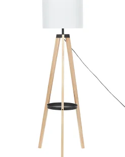 Gulvlampe BLUFF Fyretræ Hvid
