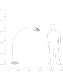 Gulvlampe CAGAYAN Metal Hvid