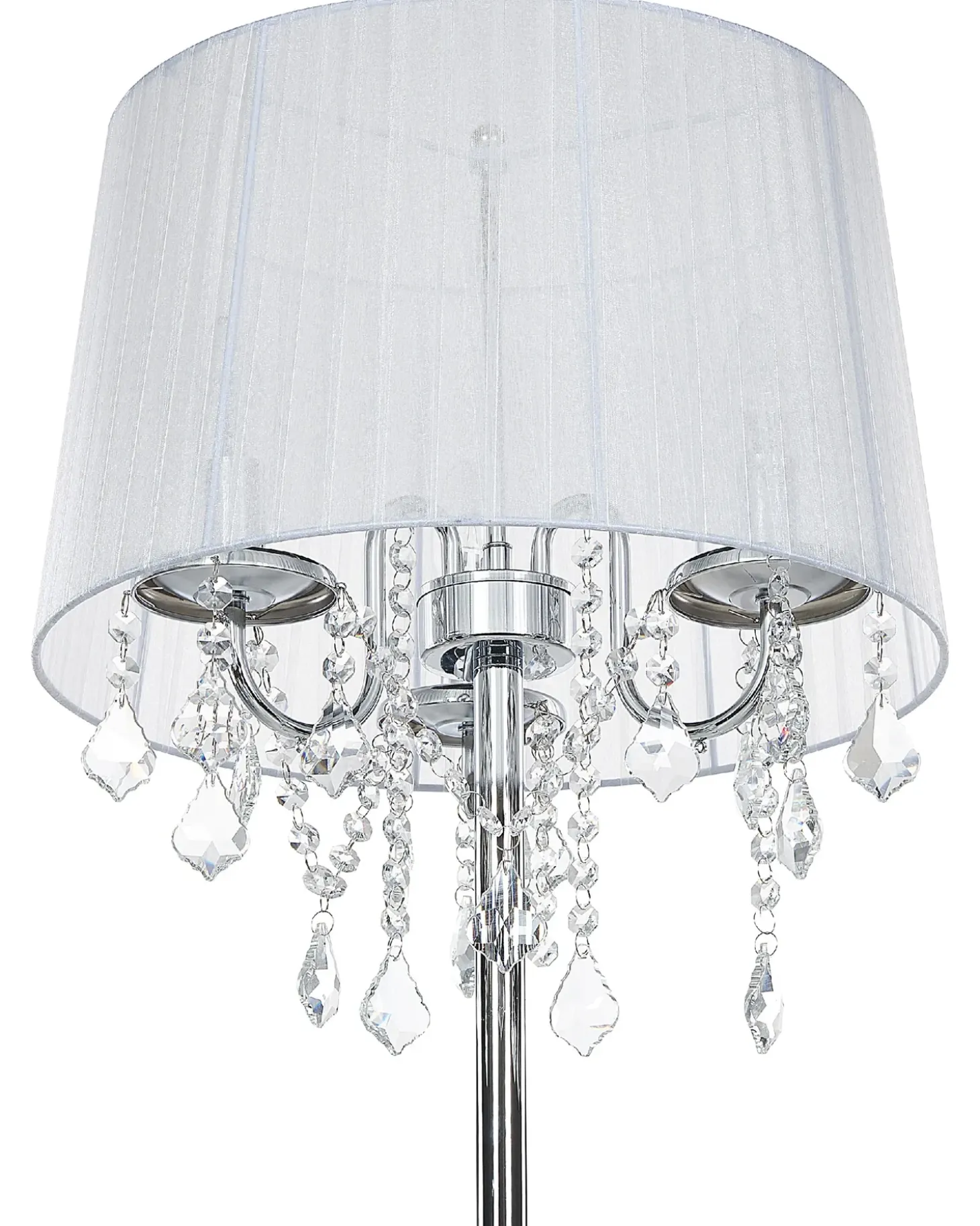 Gulvlampe EVANS Metal Hvid
