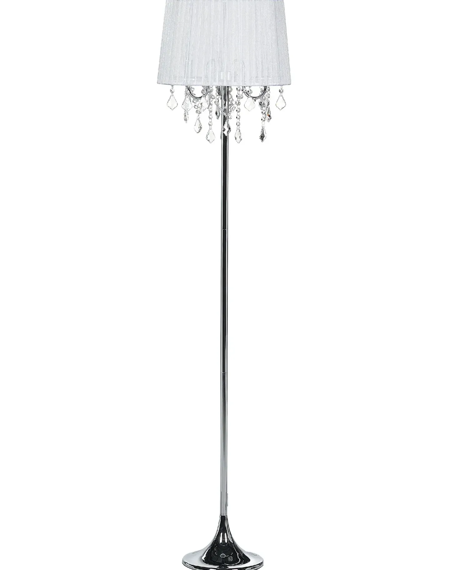 Gulvlampe EVANS Metal Hvid