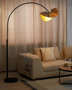 Gulvlampe HERRON Naturlig