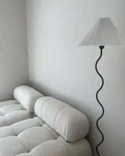 Gulvlampe JIKAWO Metal Sort