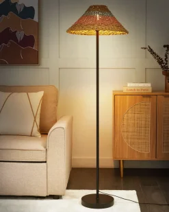 Gulvlampe KYOGA papirreb Beige