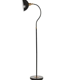 Gulvlampe LENNON Justerbar Metal Sort