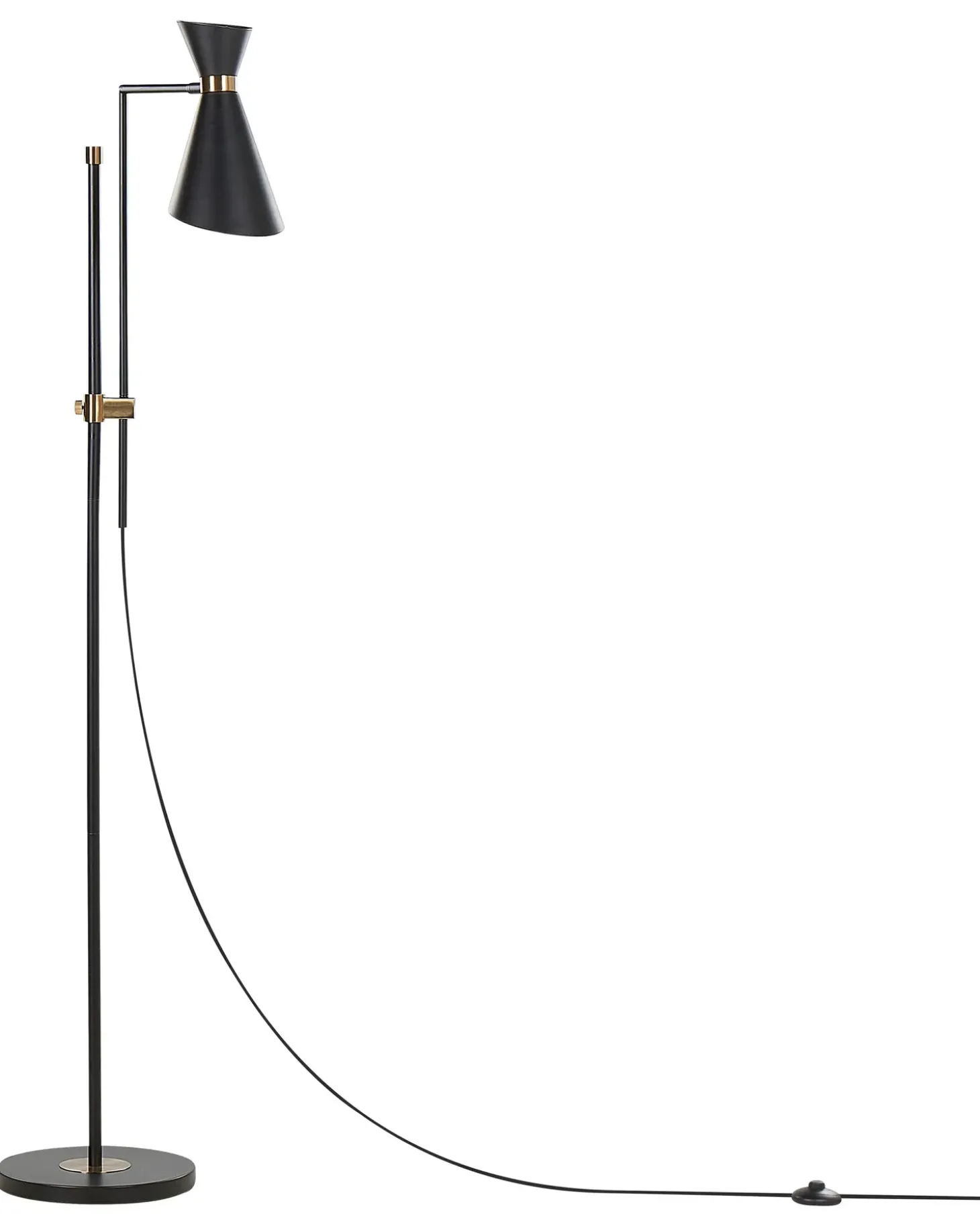 Gulvlampe MELAWI Metal Sort