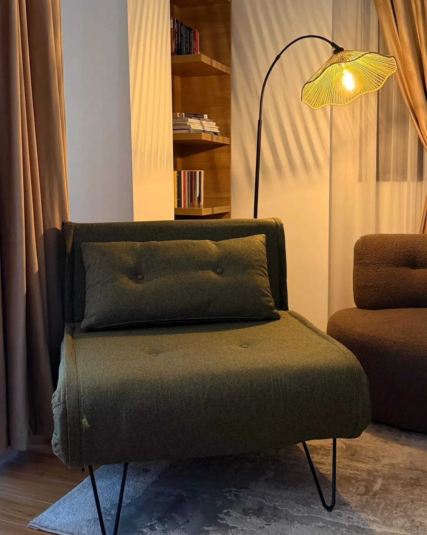 Gulvlampe MIGORI Papir Naturlig