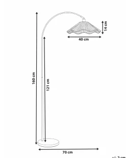 Gulvlampe MIGORI Papir Naturlig