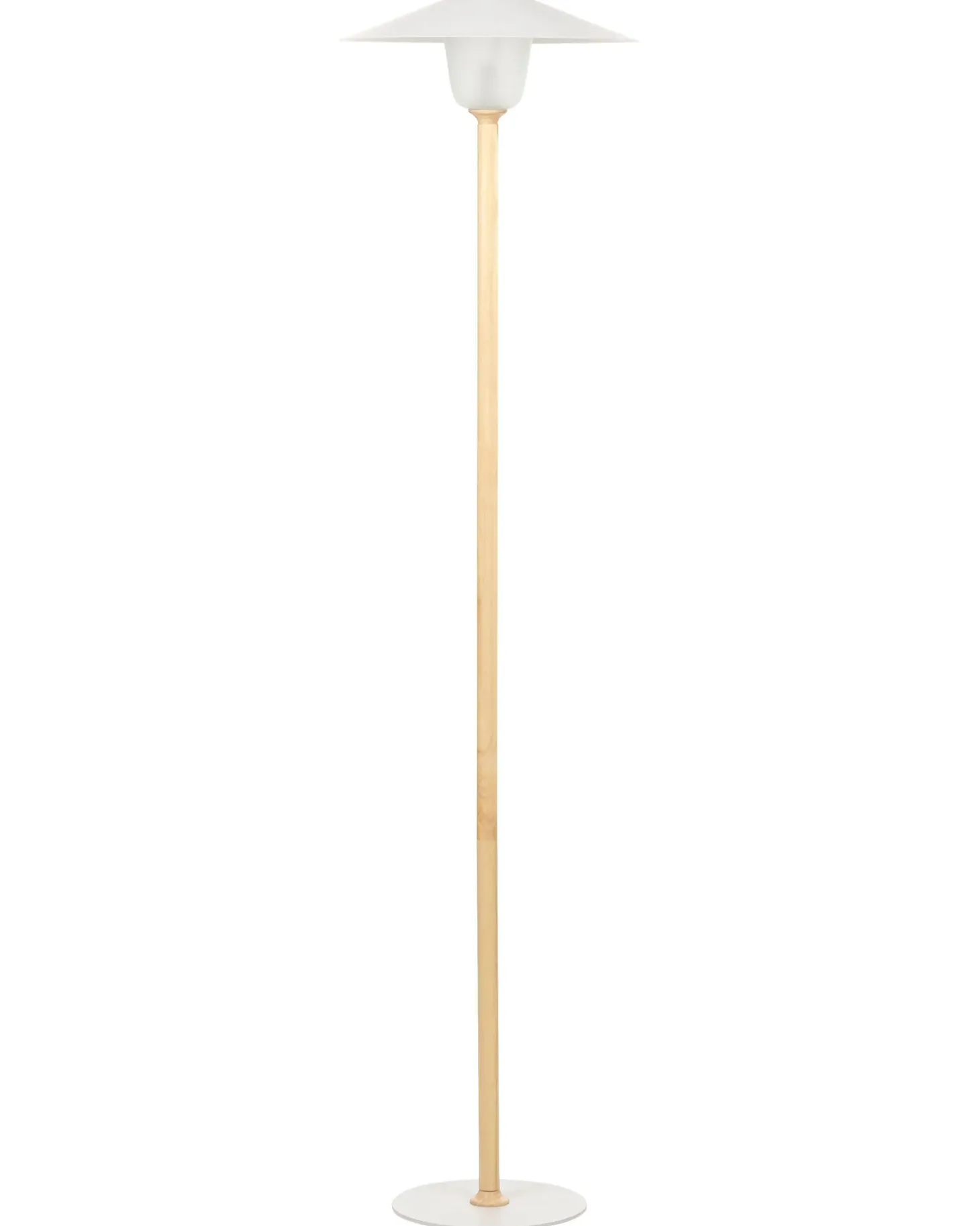 Gulvlampe MOPPY Egetræ Hvid