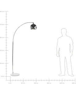 Gulvlampe PAROO Metal Sølv