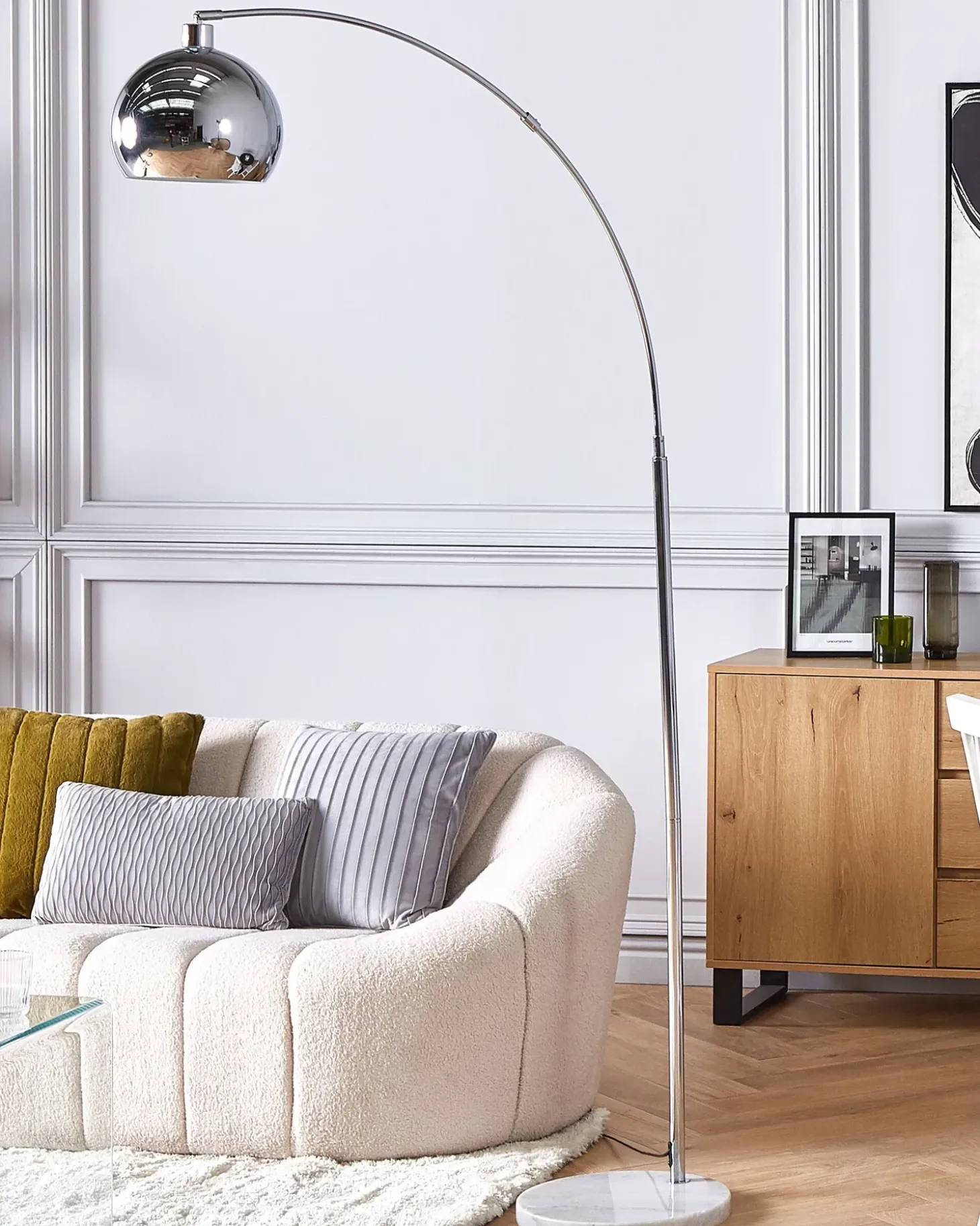 Gulvlampe PAROO Metal Sølv