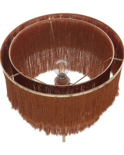 Gulvlampe PERISTERI Metal Brun
