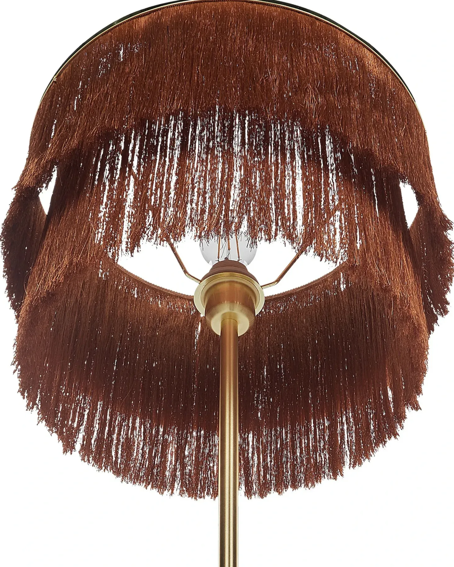 Gulvlampe PERISTERI Metal Brun