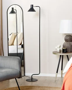 Gulvlampe RIMAVA Justerbar Metal Sort