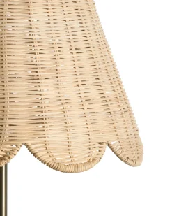 Gulvlampe SALM Rattan Naturlig