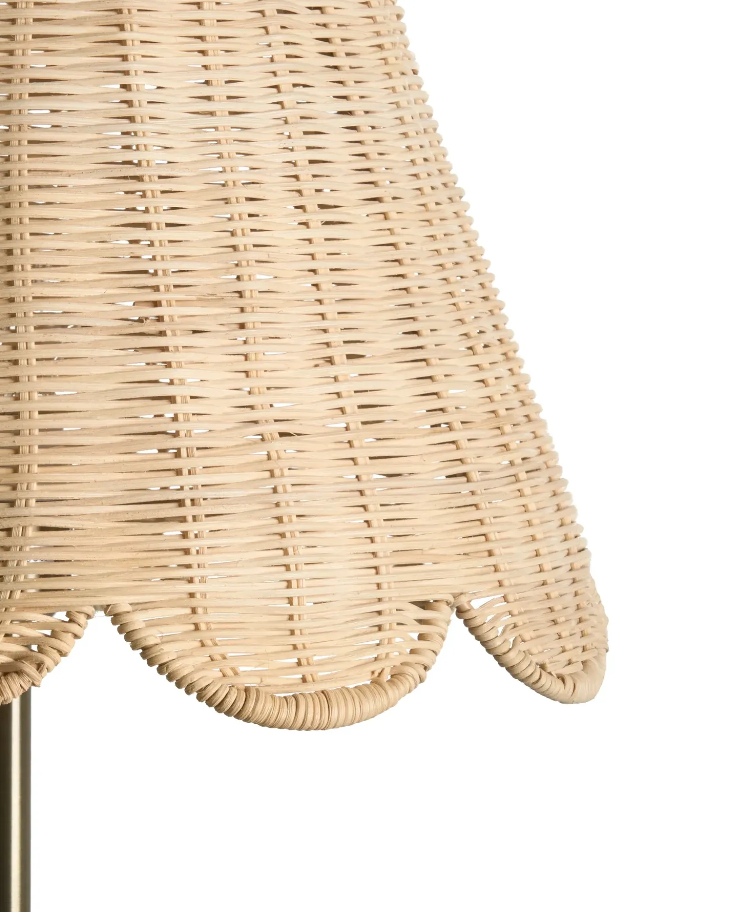 Gulvlampe SALM Rattan Naturlig